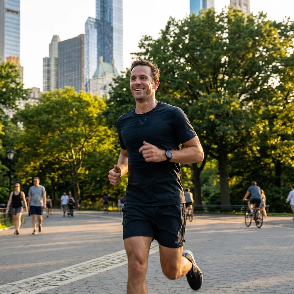 Active lifestyle jogging