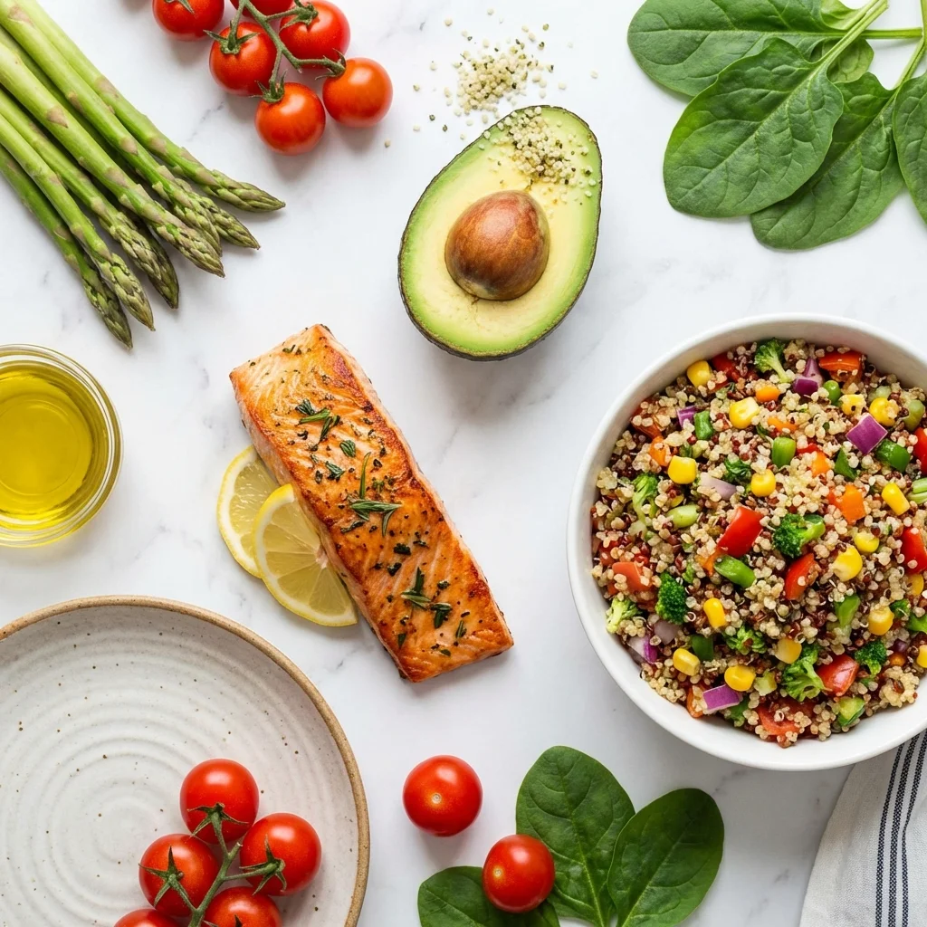 Healthy macro-rich foods