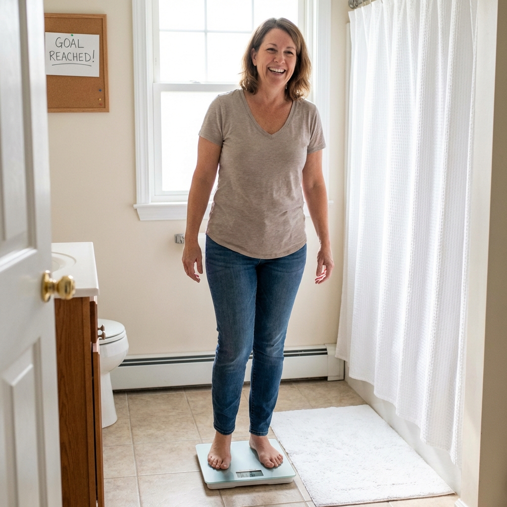 Success on Bathroom Scale